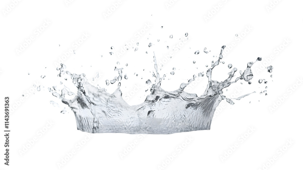 White water splashing isolated on transparent or white White water splashing isolated on transparent or white