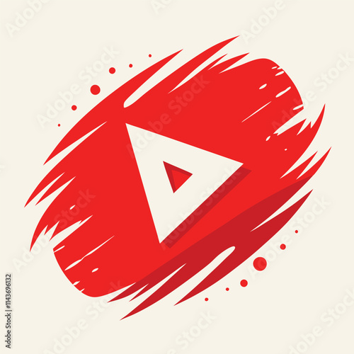 youtube icon vector