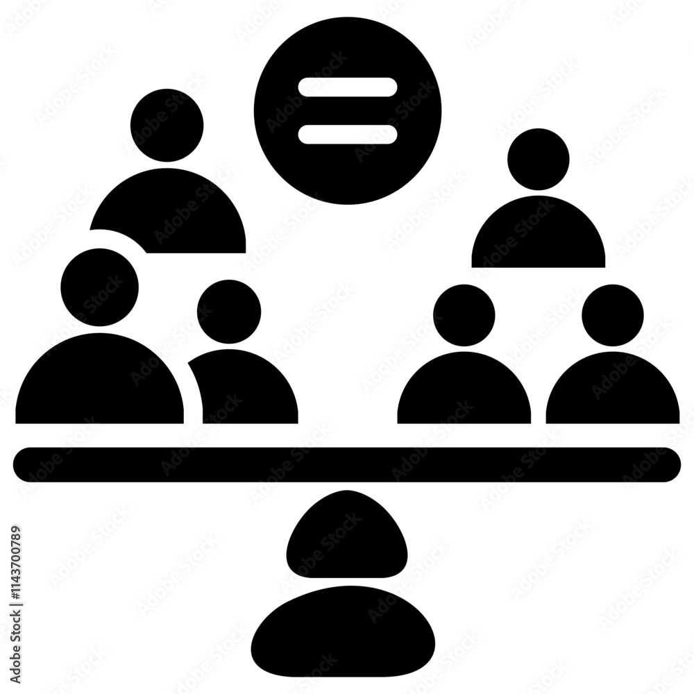 Impartiality Icon Impartiality Icon