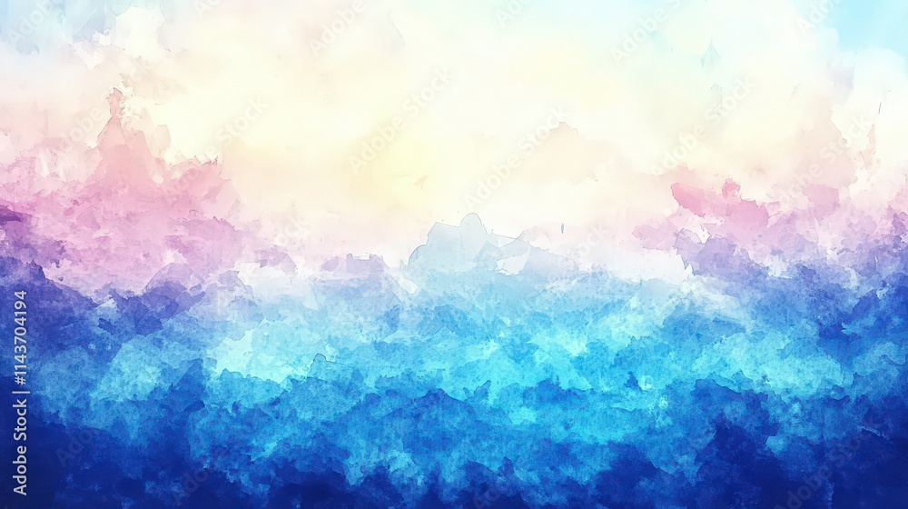 This image features a soft, abstract watercolor background with a gradient of pastel colors, blending from pink to blue, evoking a serene and calming atmosphere. This image features a soft, abstract watercolor background with a gradient of pastel colors, blending from pink to blue, evoking a serene and calming atmosphere.