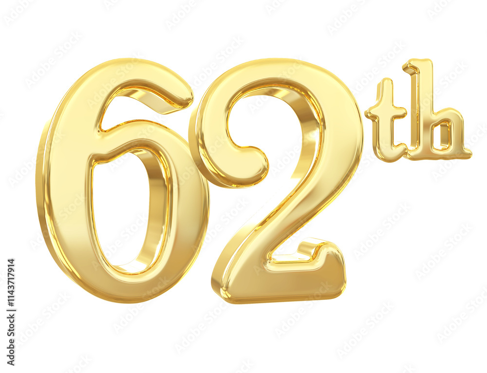 62th Anniversary Gold 62th Anniversary Gold