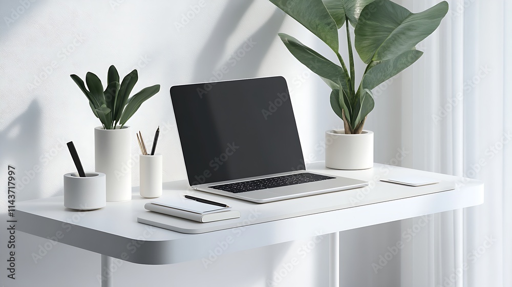 Minimalist Workspace - Clean and Functional Office Setup Minimalist Workspace - Clean and Functional Office Setup