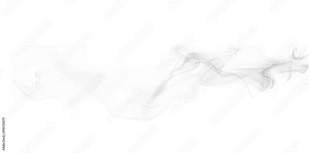 abstract white smoke swirls and curls on a transparent background abstract white smoke swirls and curls on a transparent background