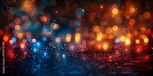 Radiant Abstract Shine Design with Dynamic Light Patterns