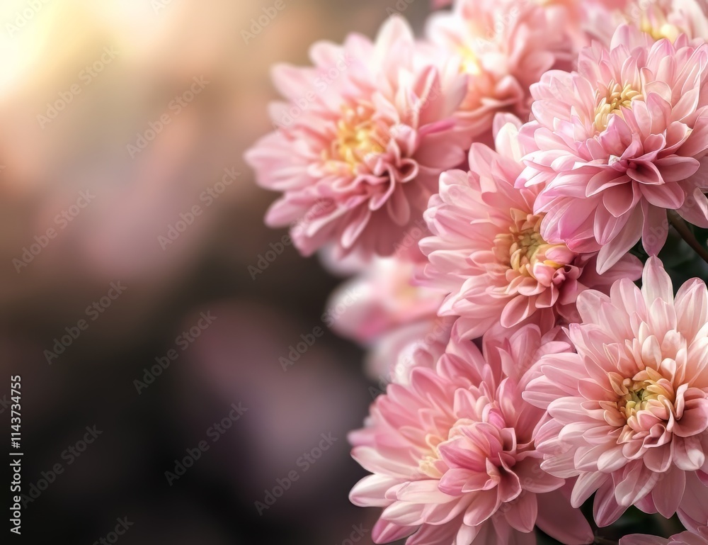 Fototapeta premium Beautiful Pink Flower Arrangement