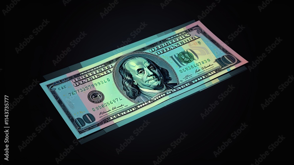 Money bank note cash illustration money saving tax investment concept Money bank note cash illustration money saving tax investment concept