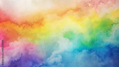 Abstract background colorful clouds