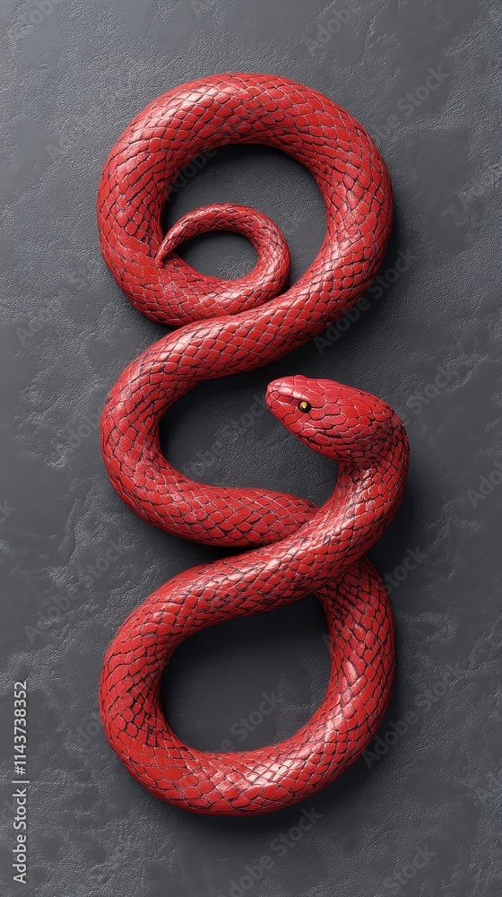 Fototapeta premium Happy Chinese New Year 2025,Year of the snake zodiac sign,Snake illustration and design,Asian elements gold paper cut style,Lunar new year concept,New Year card 2025.