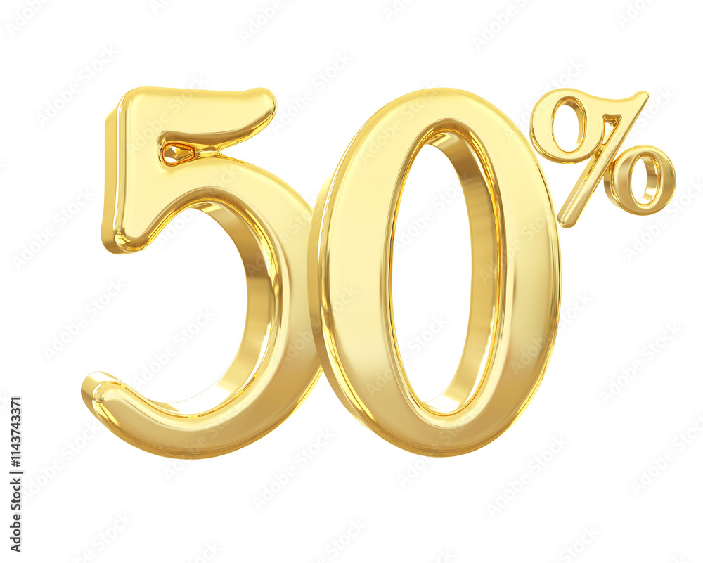 50 Percent Off 3D Gold Discount 50 Percent Off 3D Gold Discount