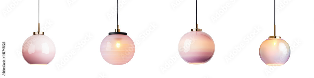 Elegant Hanging Glass Sphere Pendant Lights Illuminating Cozy Modern Interior Elegant Hanging Glass Sphere Pendant Lights Illuminating Cozy Modern Interior