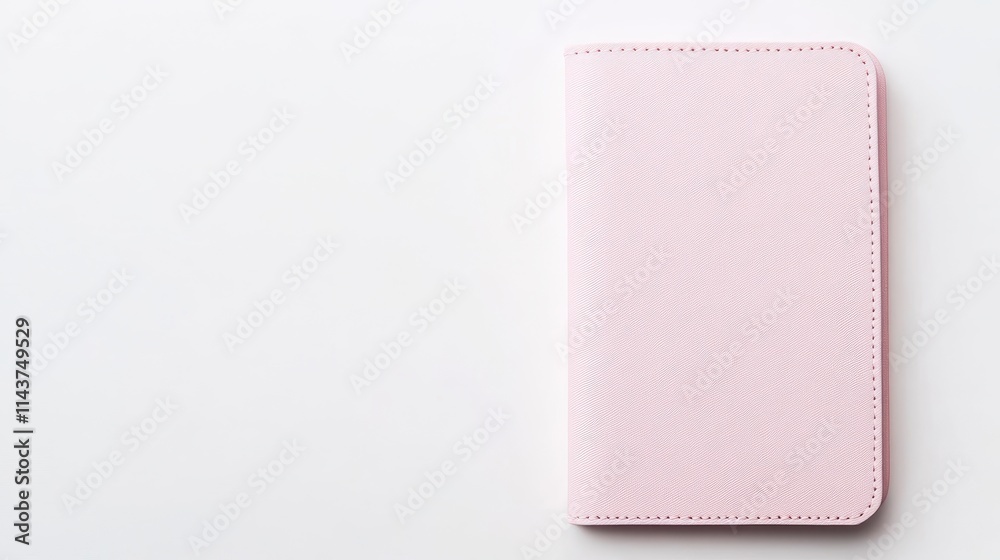 Passport holder on white isolated background Passport holder on white isolated background