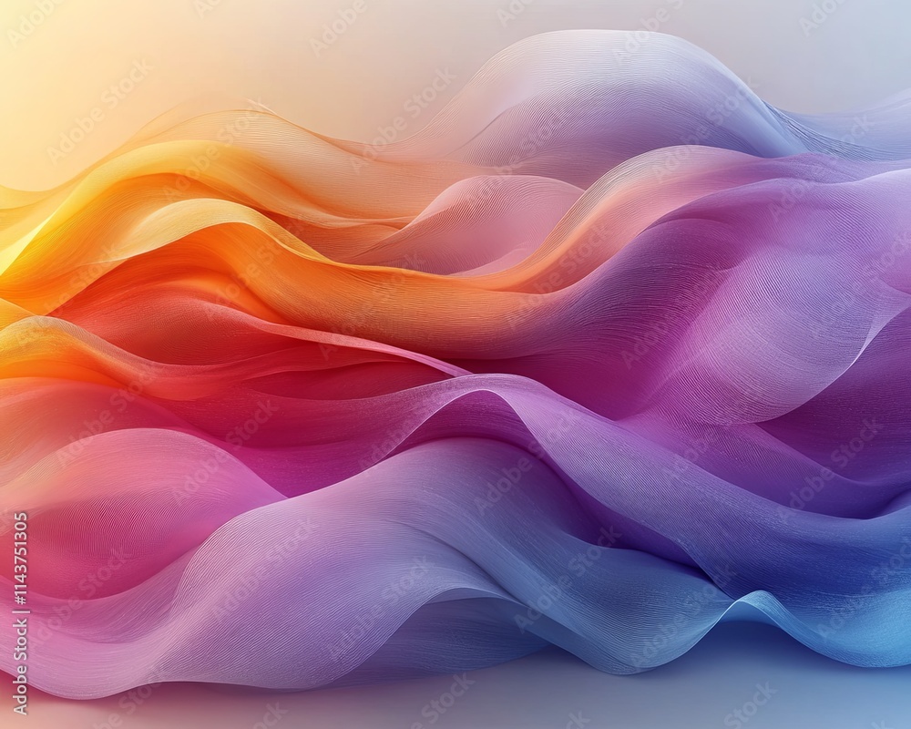 Obraz premium Smooth Abstract Wave Pattern Background Design