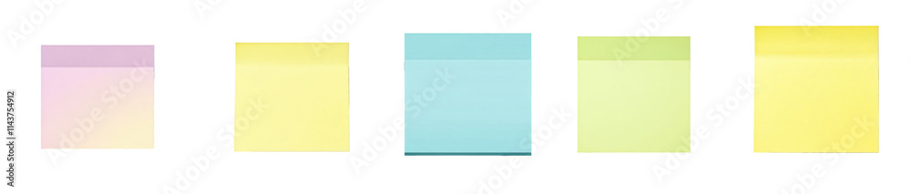 post it note reminder sticker yellow purple blue green with shadow radiant aura on cut out on white background, PNG 300dpi post it note reminder sticker yellow purple blue green with shadow radiant aura on cut out on white background, PNG 300dpi