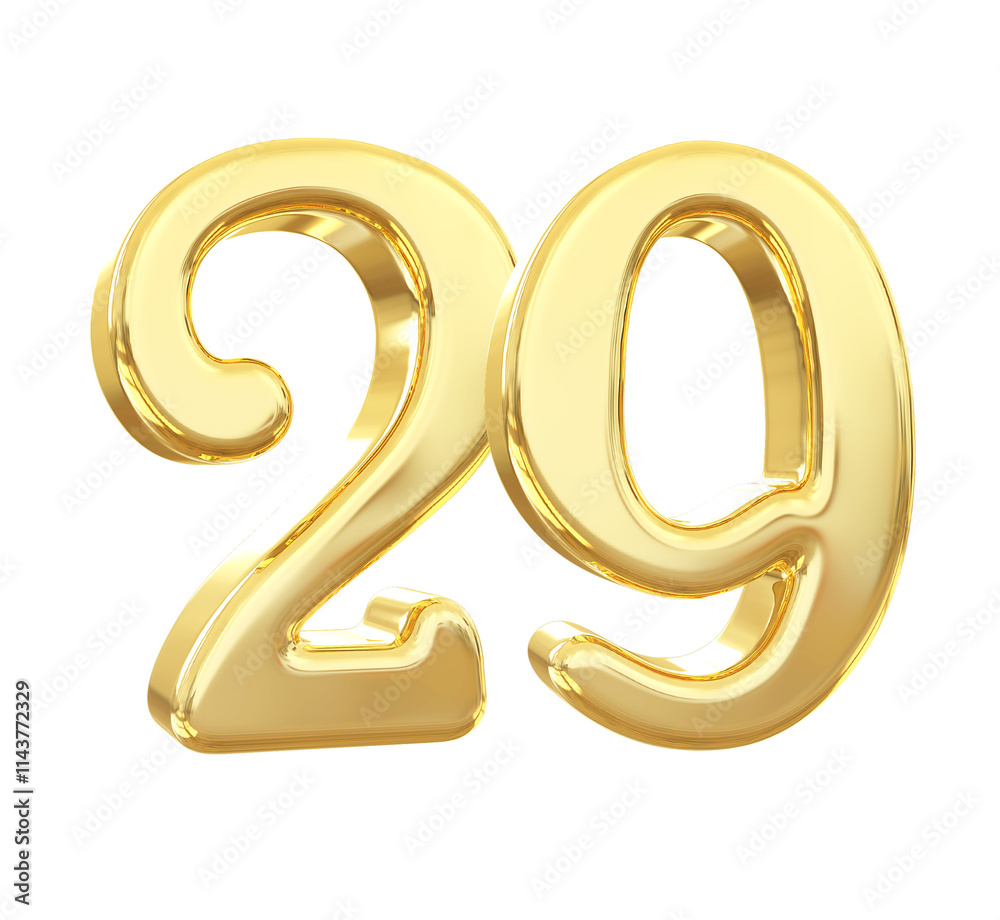 Gold Number 29 Gold Number 29