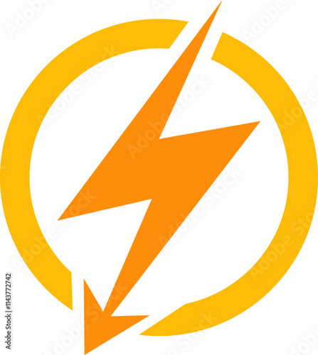 Free Download Thunderbolt Symbol Illustration - GFXLoad