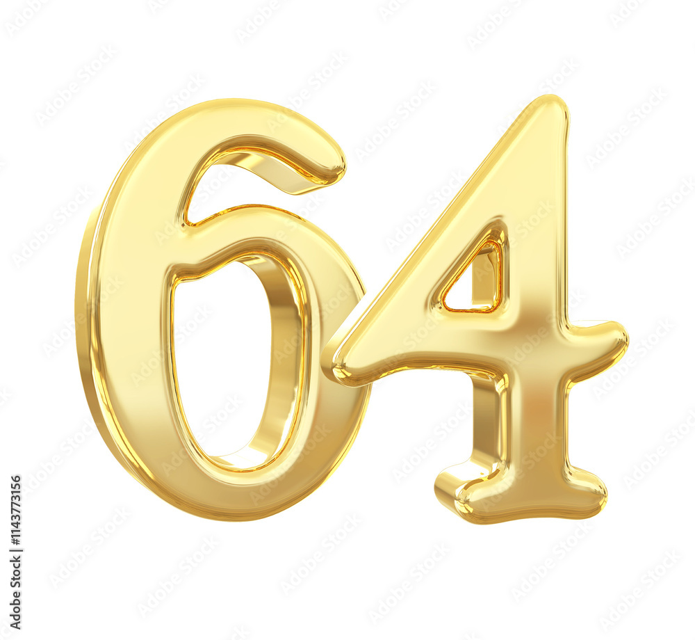 Gold Number 64 Gold Number 64