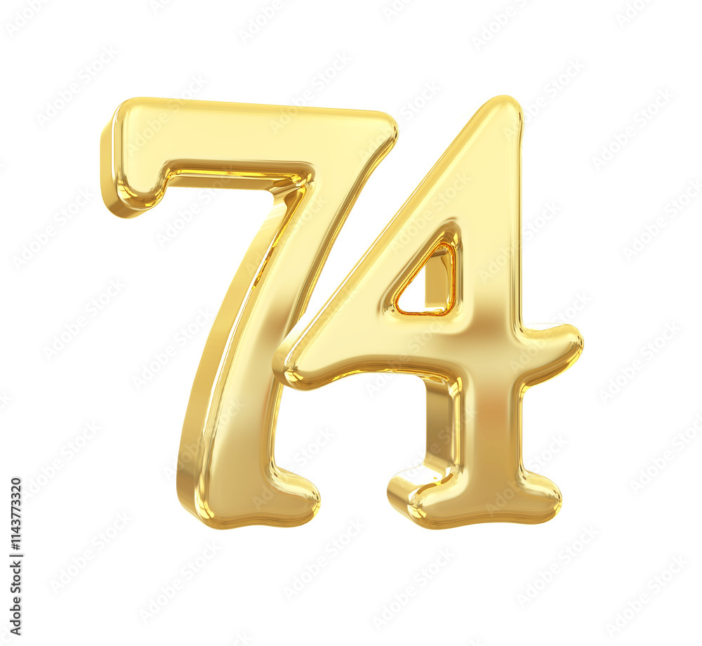 Gold Number 74