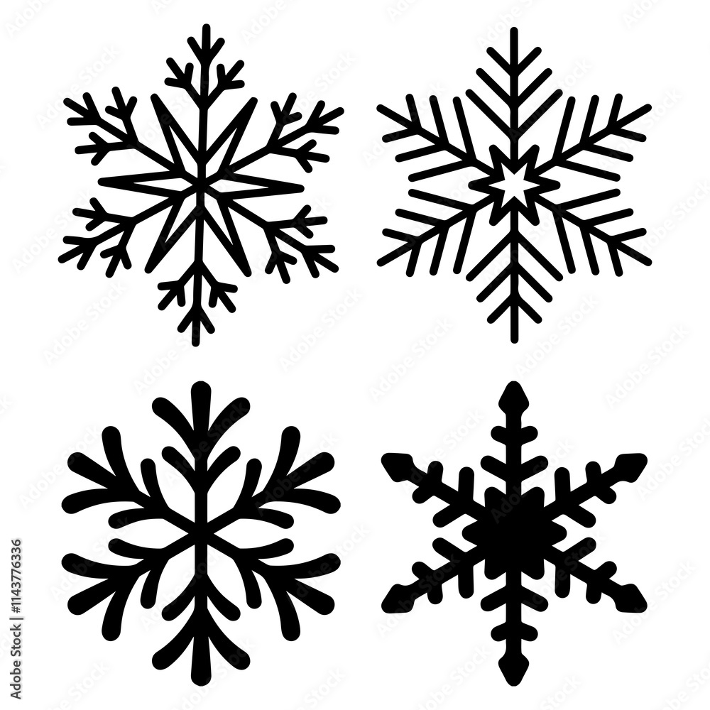 Snowflake element design for templates. Snowflake element design for templates.