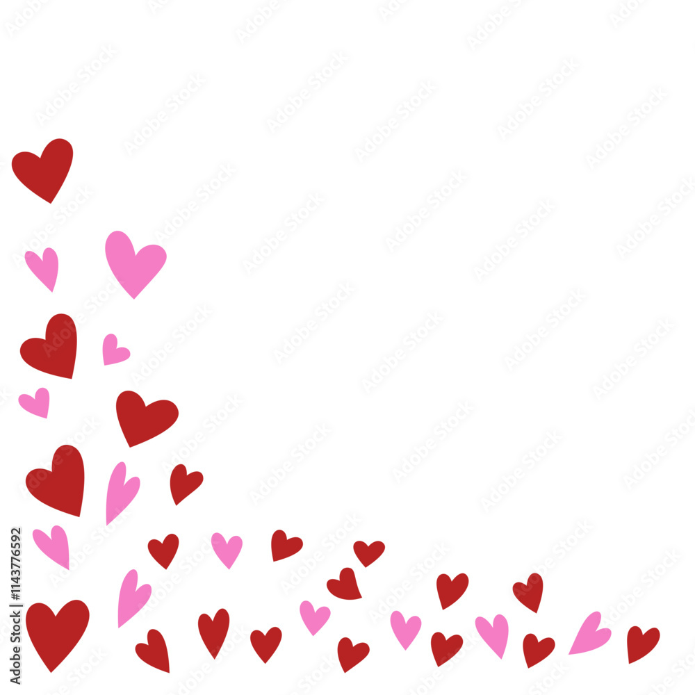 Valentine Love Shape Corner Decoration Valentine Love Shape Corner Decoration