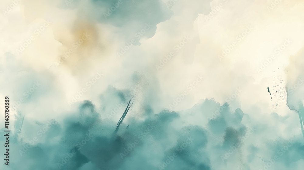 A soft, abstract background featuring shades of blue and beige with a watercolor effect. A soft, abstract background featuring shades of blue and beige with a watercolor effect.