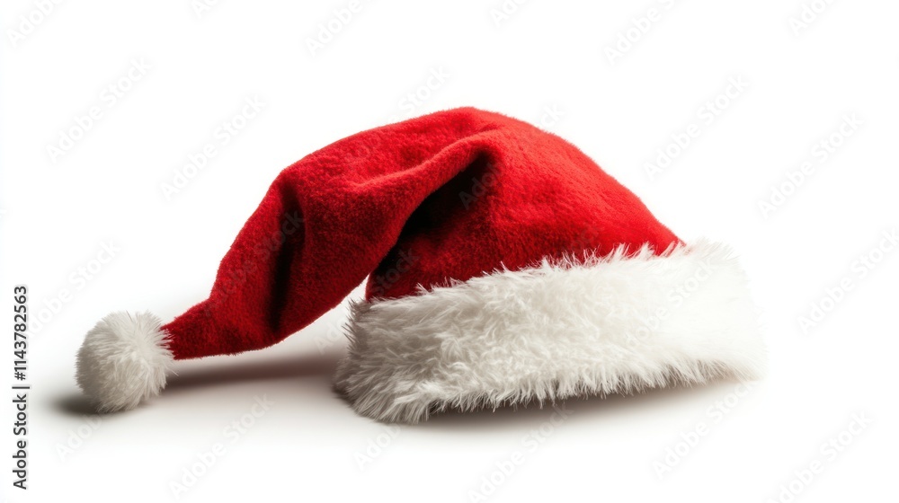Classic Santa Claus hat isolated on white. (1) Classic Santa Claus hat isolated on white. (1)