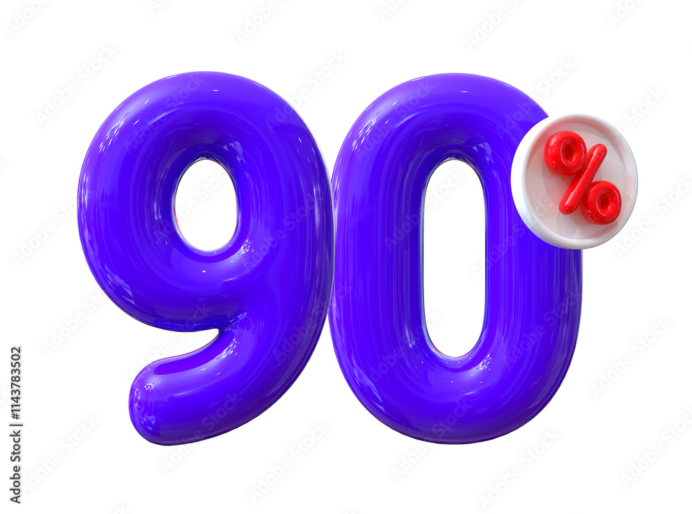90 Percent Balloon offer in 3d 90 Percent Balloon offer in 3d