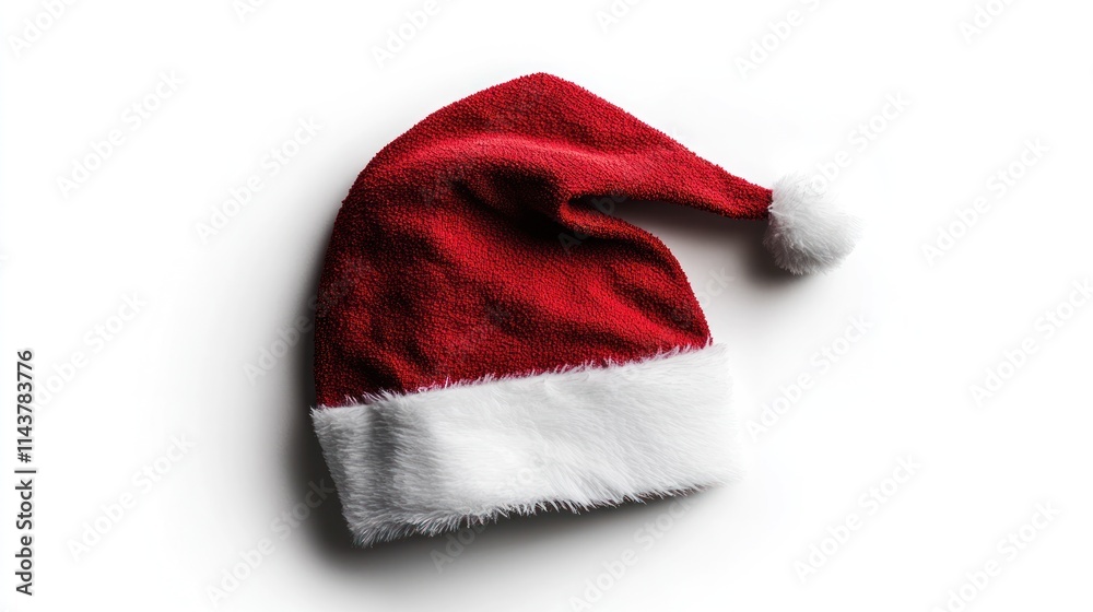 Classic Santa hat isolated on white background. (2) Classic Santa hat isolated on white background. (2)