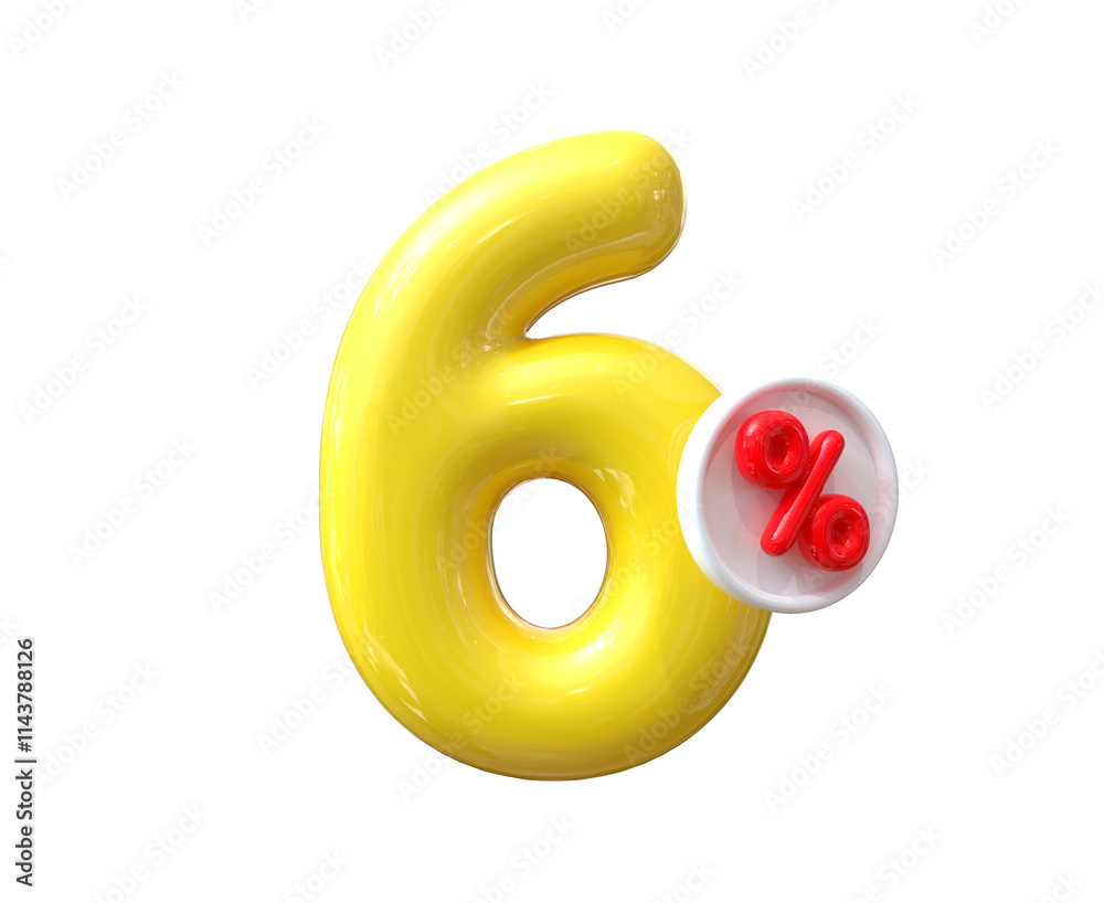6 Percent Gold Balloon offer in 3d 6 Percent Gold Balloon offer in 3d