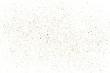 Gold dust particle grain on transparent background PNG