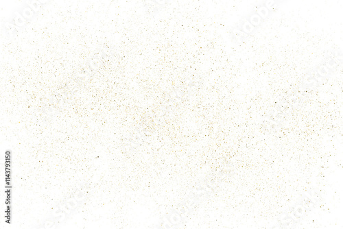 Obraz na płótnie Gold texture pattern on transparent background. Old paper surface. Light golden confetti. Yellow Illustration backdrop. PNG design element. w salonie
