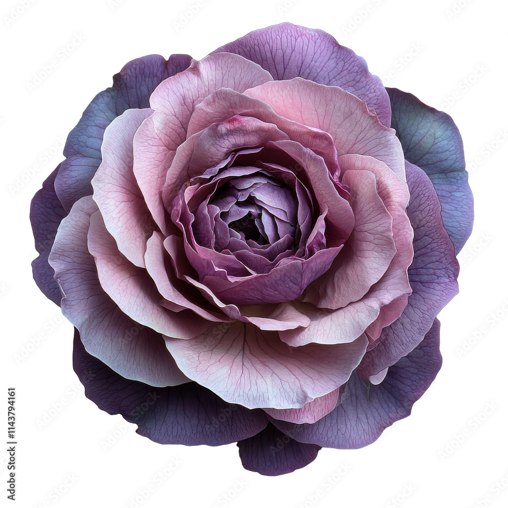 Purple camellia flower with layered petals, isolated on transparent background Purple camellia flower with layered petals, isolated on transparent background