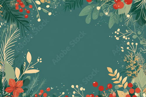 Floral pattern with flowers, leaves, and butterflies in a seamless design, perfect for spring and summer decoration, vintage style, and nature-inspired wallpaper,Generated By Ai photo