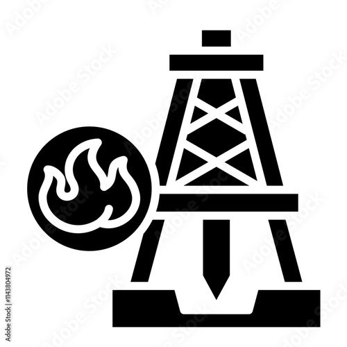 Drilling Rig Icon