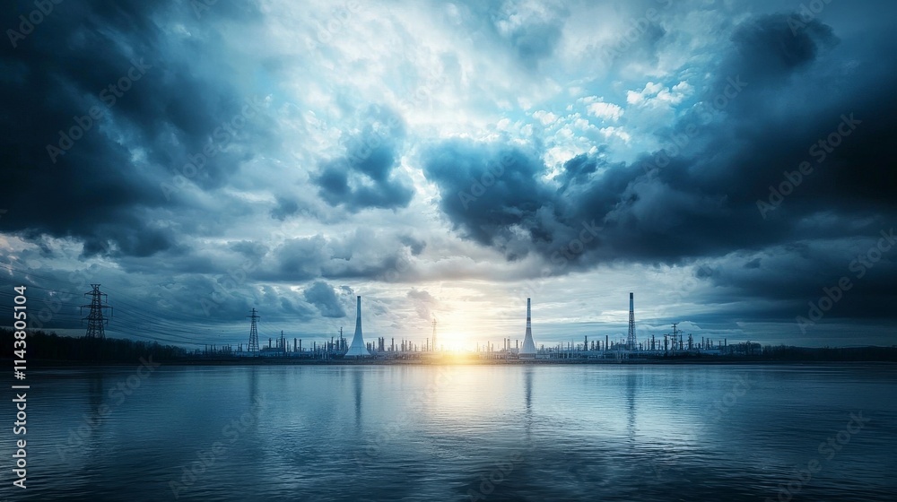 Global nuclear energy map a serene visualization of sustainable power generation and future industrial landscapes Global nuclear energy map a serene visualization of sustainable power generation and future industrial landscapes