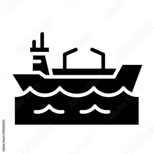 Oil Tanker Icon