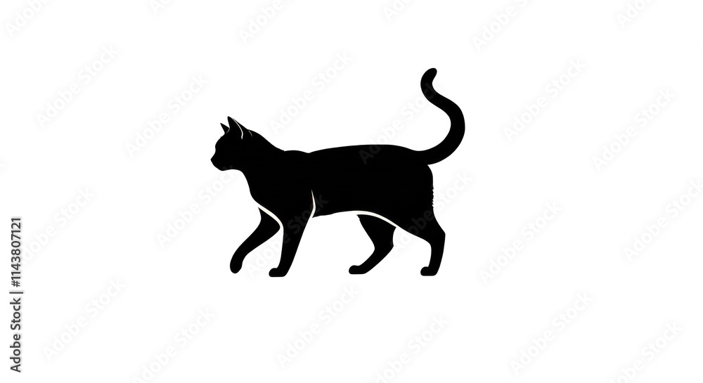 CAT Silhouette isolated background, cat silhouette set. The kitten silhouette set. CAT Silhouette isolated background, cat silhouette set. The kitten silhouette set.