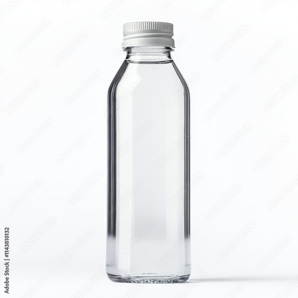 Water in plastic bottle isolated on white background Water in plastic bottle isolated on white background