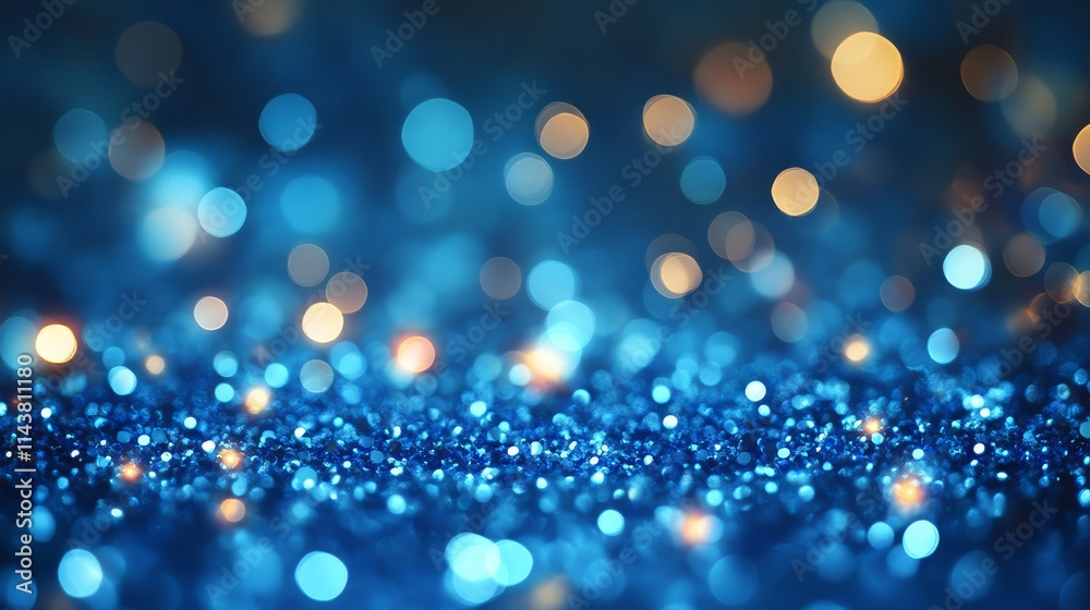 Obraz premium Blue sparkle