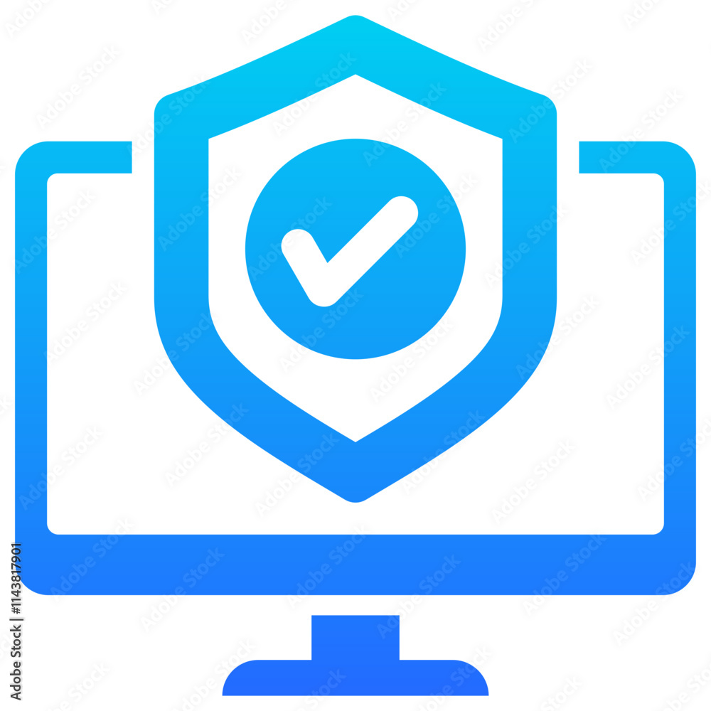 Computer Security Icon