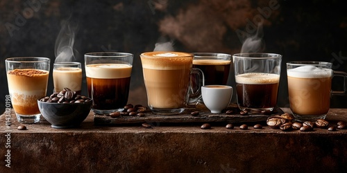 Wallpaper Mural Crafting delightful coffee beverages such as espresso and Americano using premium grains, this image showcases the art of making delicious coffee that pleases every palate. Torontodigital.ca