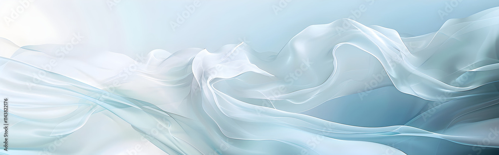 Obraz premium abstract blue background with soft light