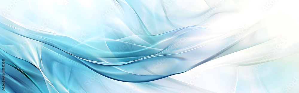 Fototapeta premium abstract blue background with soft light