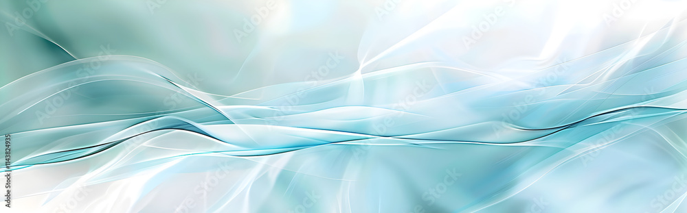 Fototapeta premium abstract blue background with soft light