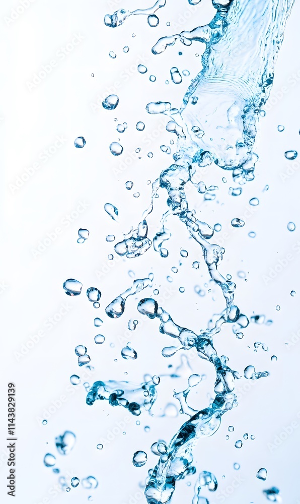 water Image clean simple background,generation AI water Image clean simple background,generation AI