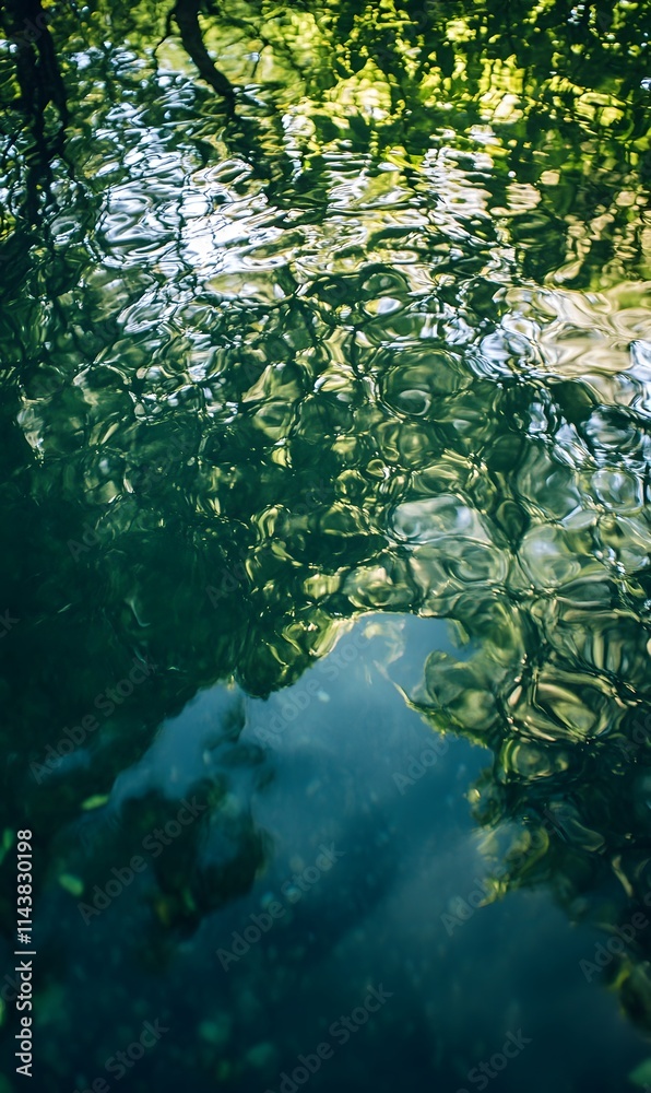 Naklejka premium water Image clean simple background,generation AI