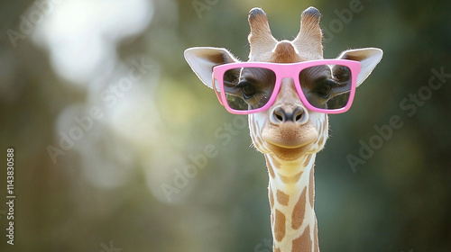Groovy Giraffe: A giraffe w...