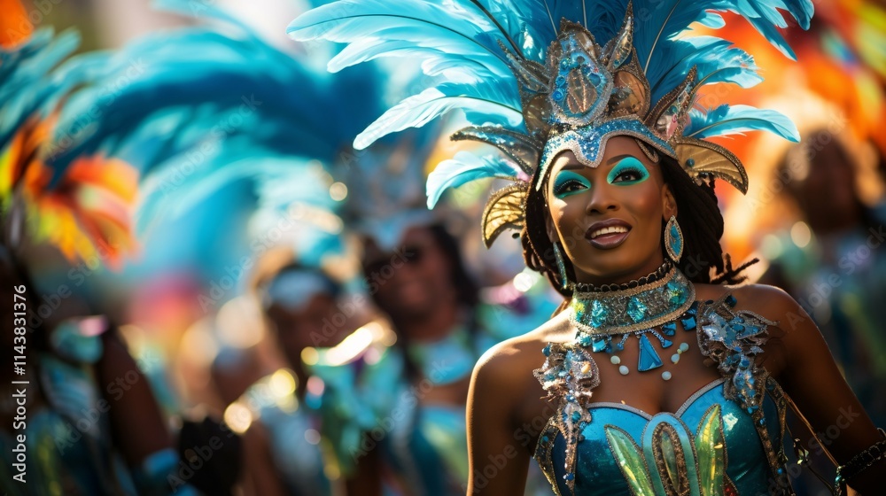 A vibrant carnival features cheerful participants in bright costumes, stunningly decorated floats, and lively crowds reveling in music and dance. A vibrant carnival features cheerful participants in bright costumes, stunningly decorated floats, and lively crowds reveling in music and dance.