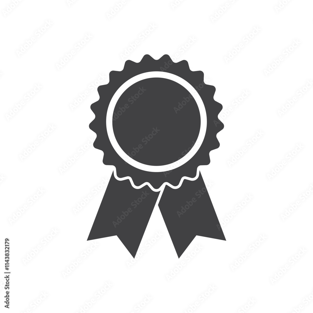 Gold medal icon in flat style. Trophy award vector illustration on isolated background. Winner sign business concept. Gold medal icon in flat style. Trophy award vector illustration on isolated background. Winner sign business concept.