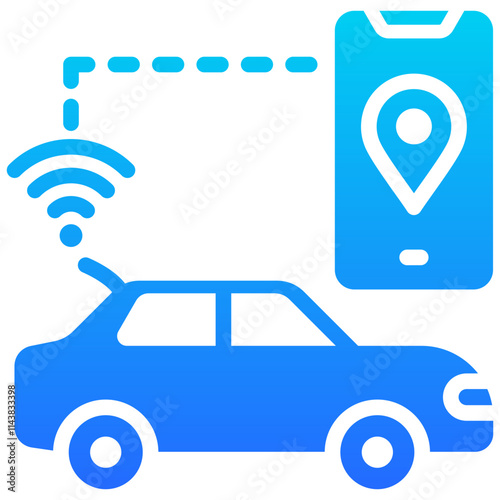 Smart Transportation Icon