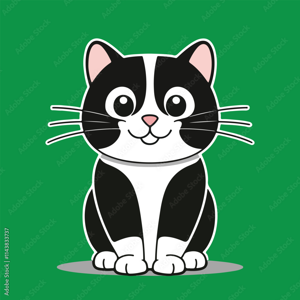 Obraz premium cat silhouette vector
